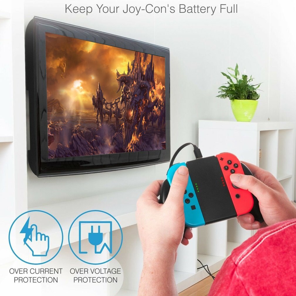 Voor Nintendo Switch Vreugde Con Comfort Grip Controller Lader Handvat Houder Game Accessoires