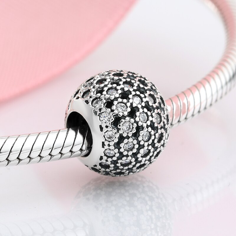 Authentic 925 Sterling Silver Bead Bow Crown hollow out Beads for Jewelry Making fit JIUHAO Bracelet Necklace Jewelry