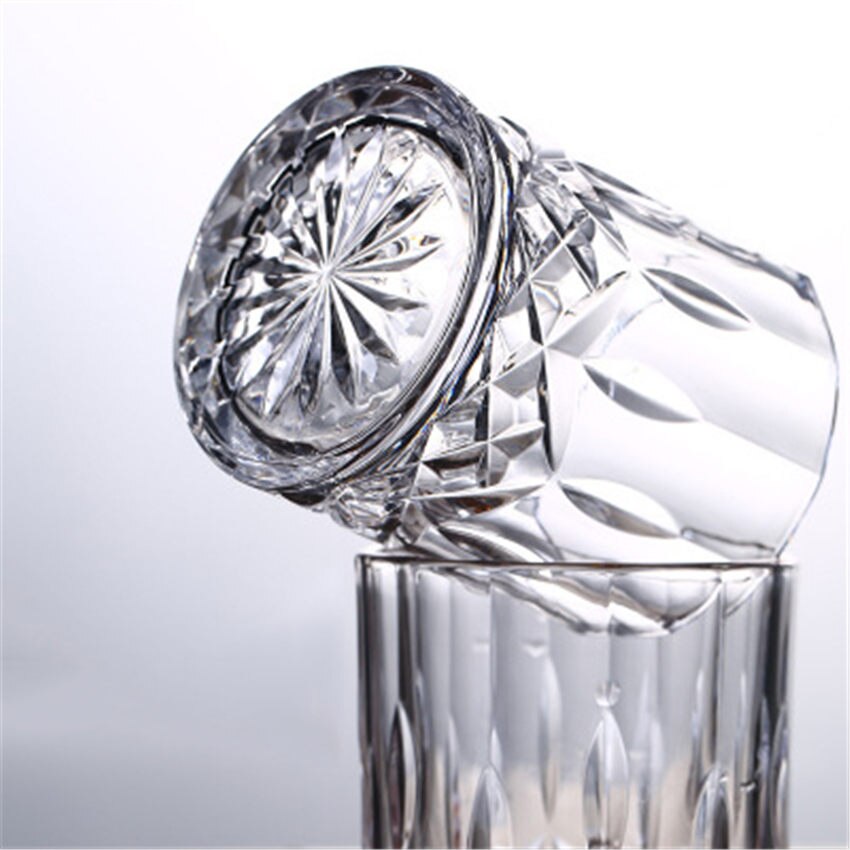 Luxury Crystal Whiskey Glass Whiskey Cup Bar Beer Water and Party Hotel Wedding Glasses Household Drinkware