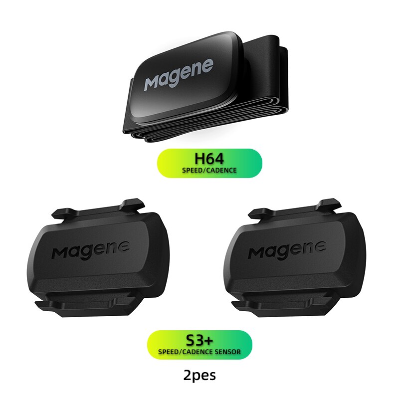 Magene Sensors Cycling S3+ HR ANT+ USB Dual Mode Speed Cadence Heart Rate Sensor Bike Computer Bike Wahoo Garmin XOSS iGPSPORT