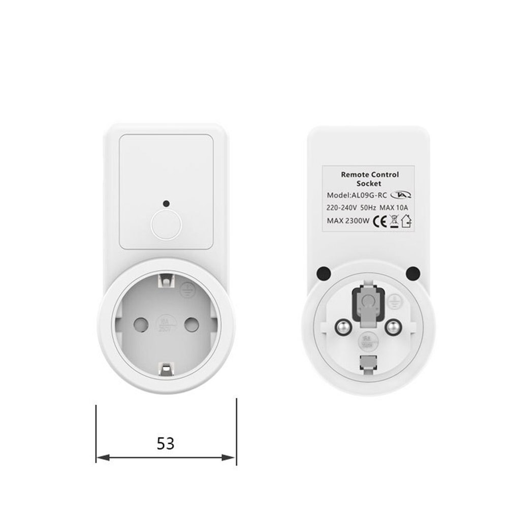 Remote Control Switch Socket Universal Durable And Practical Multi-purpose Remote Control Switch Socket
