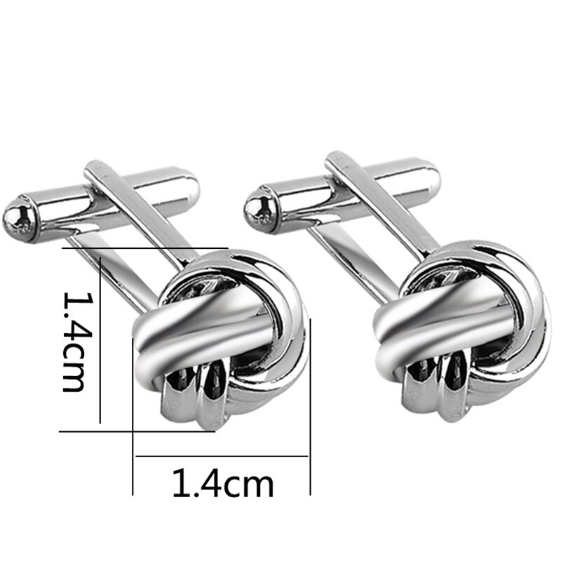 1 Pair Business Shirt Cufflinks Cuff Button Alloy Jewelry Party Decor Men's Wedding
