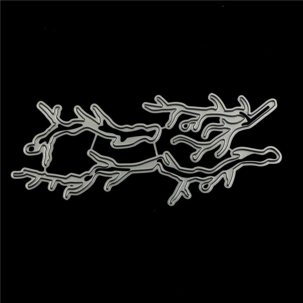 Tree Branch Frame Metal Steel Cutting Dies Decorative Paper Cards Embossing Stencils for DIY Crafts Scrapbooking