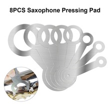 8Pcs Saxofoon Drukken Pad Set Saxofoon Reparatie Onderhoud Kit Saxofoon Accessoires