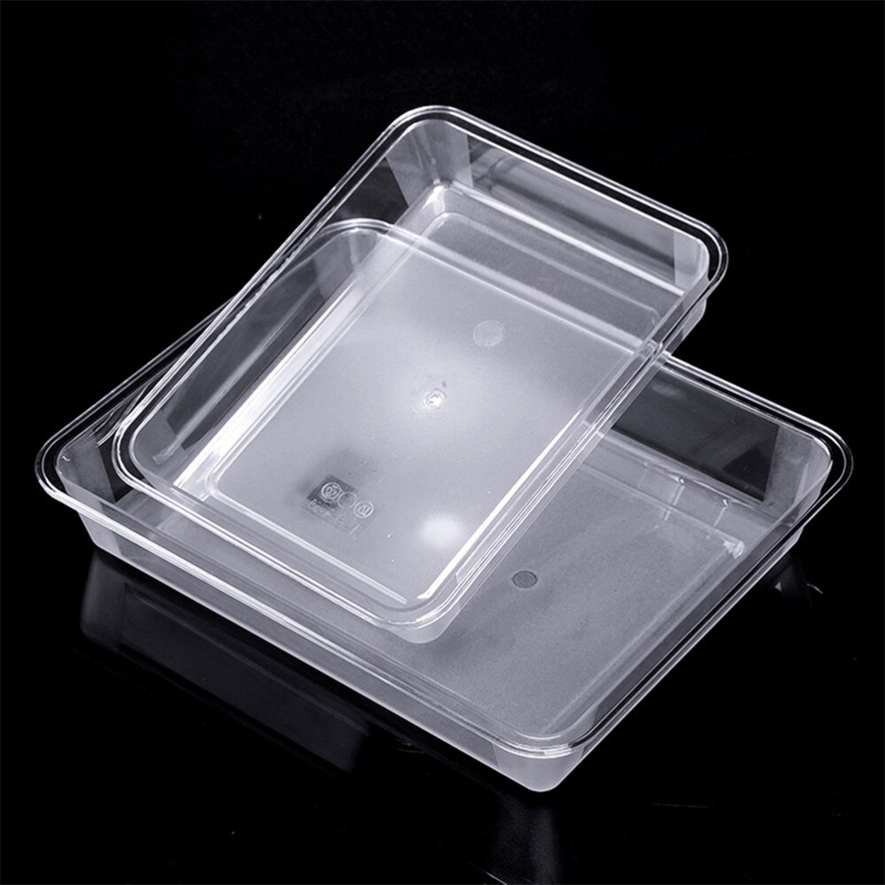 Trays Acrylic Transparent Rectangular Heavyweight Serving Party Platter Food Tray