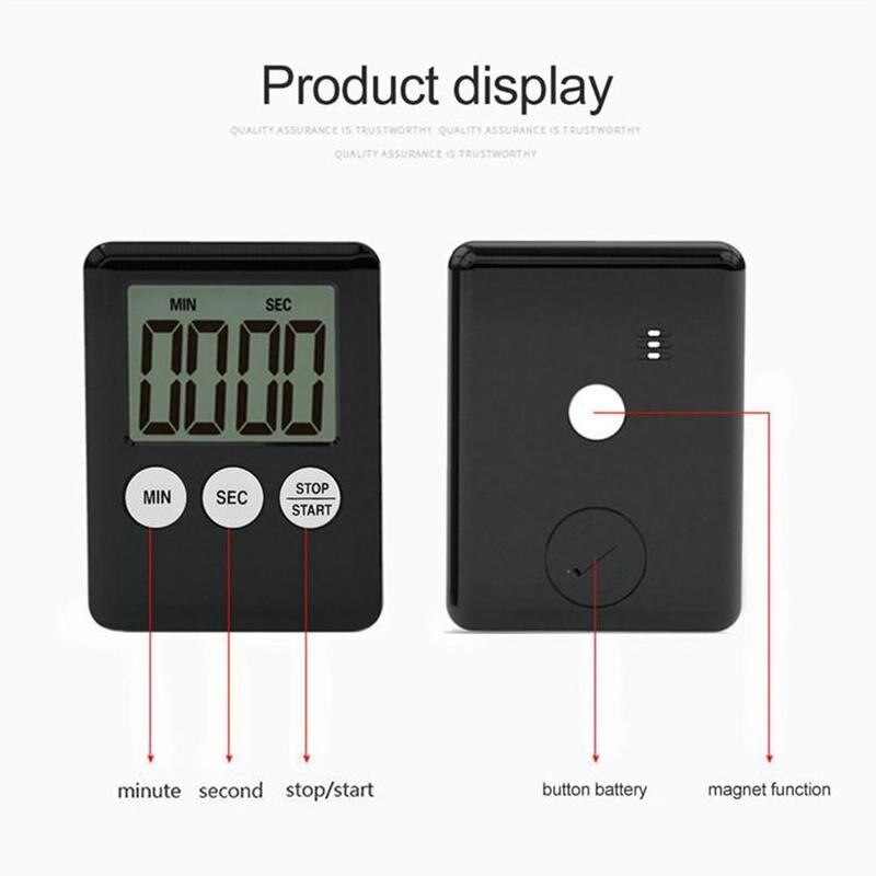 Electronic Cooking Timer Large Digital LCD Kitchen Timer Count-down Up Clock Alarm Magnetic Home Kitchen Tools