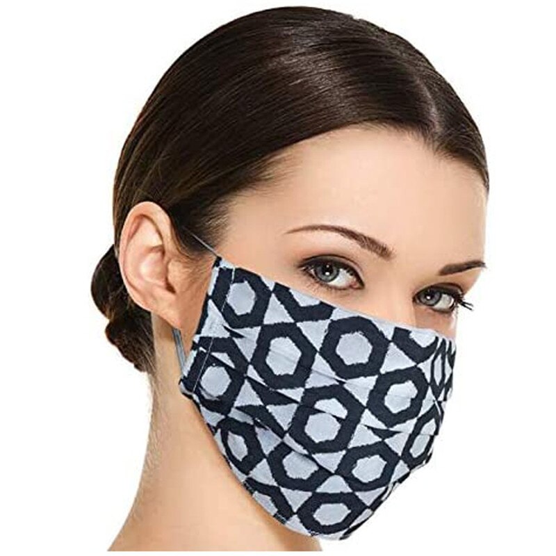 5 Pack Mixed Baumwolle Erwachsenen Wiederverwendbaren Gesicht Schutz Waschbar Outdoor Radfahren Anti-Staub Atmungs Gesicht Protektoren Masque