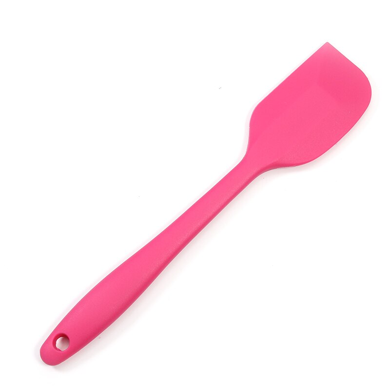 8 Inch Siliconen Spatel-1 Kleine Hittebestendige Non-stick Kookgerei (Multicolor): Rose Red