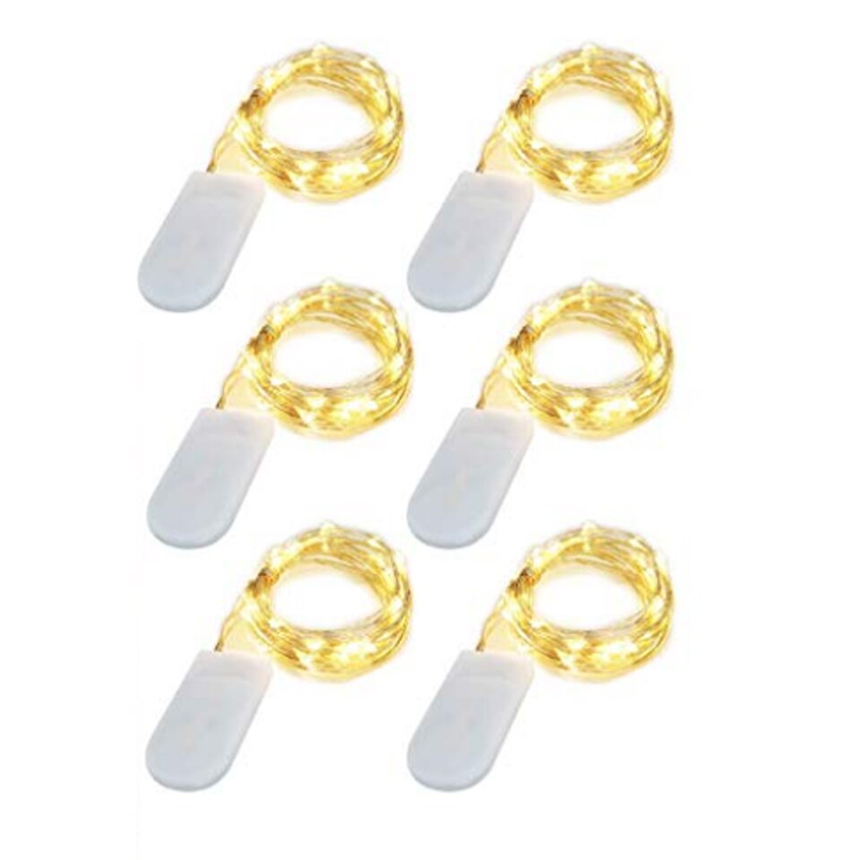 3 Pack LED Fairy Lights Battery Operated 1M 10 LED Small Fairy