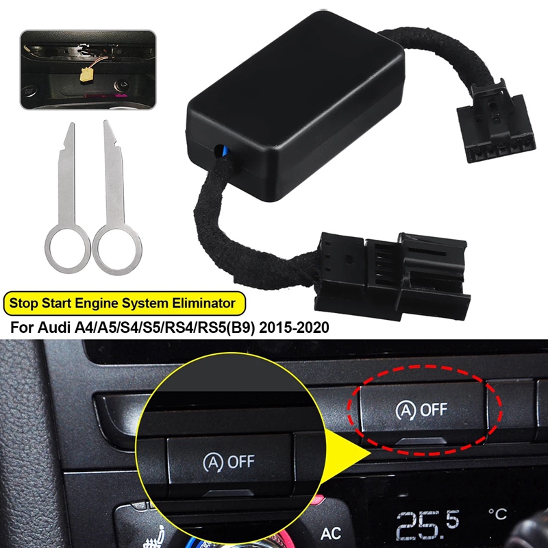 Voor-A4 5/S4 5/RS4 5(B9) Automatische Stop Start Motor Systeem Eliminator Sensor Stekker Stop Canceller: Default Title