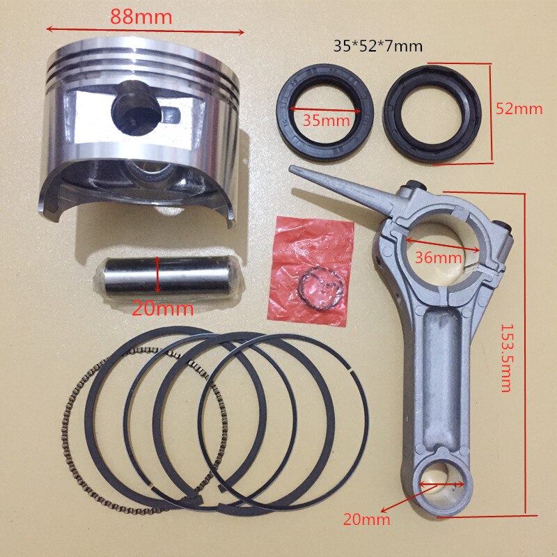 KIT RIPARAZIONE CARBURATORI Per Tosaerba Honda GX120 GX160 GX200 5,5 HP - Foto 9