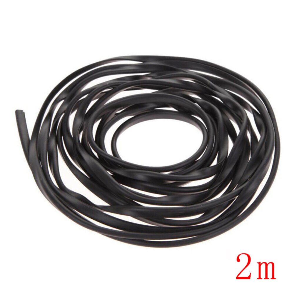 Anti-Kras Auto Trim Strip Autodeur Edge Side Exterieur Mouldings Versieringen Zwart U-Vormige Rubberen Afdichting Guard strip