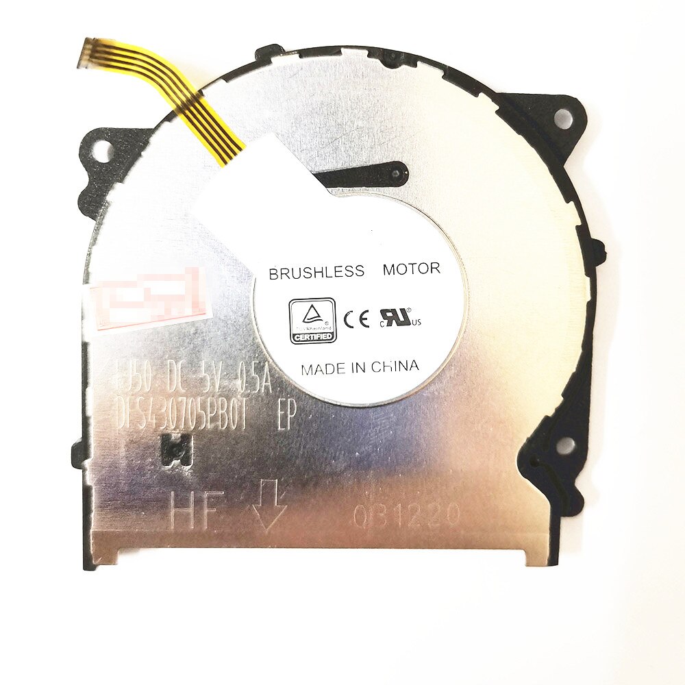 Neue Für Lenovo MIIX 720-12ISK 720-12IKB CPU Lüfter DFS430705PB0T FJ50 DC5V 0,5 EIN heizkörper