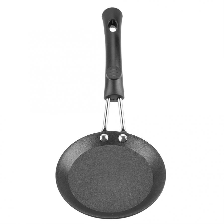 Cute Frying Pan Poached Egg Model Household Skillet Small Wok Kitchen Cooker Mini: Electric Wood Handle