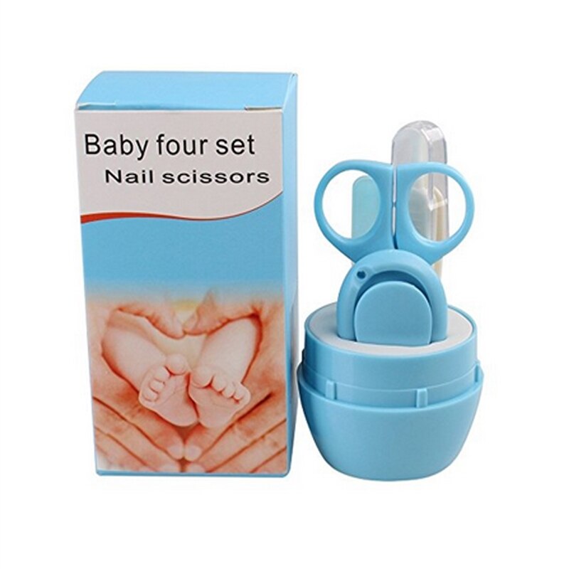 Baby Veiligheid Zorg Set Nagelknipper Manicure Gereedschap Rvs Clipper Set 4 Stuk Baby Gezondheidszorg Producten