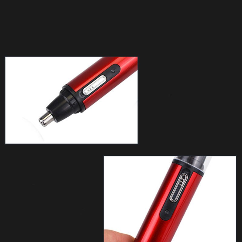 Nose Hair Trimmer and Ear Hair Trimmer Vacuum Cleaning System for Men's