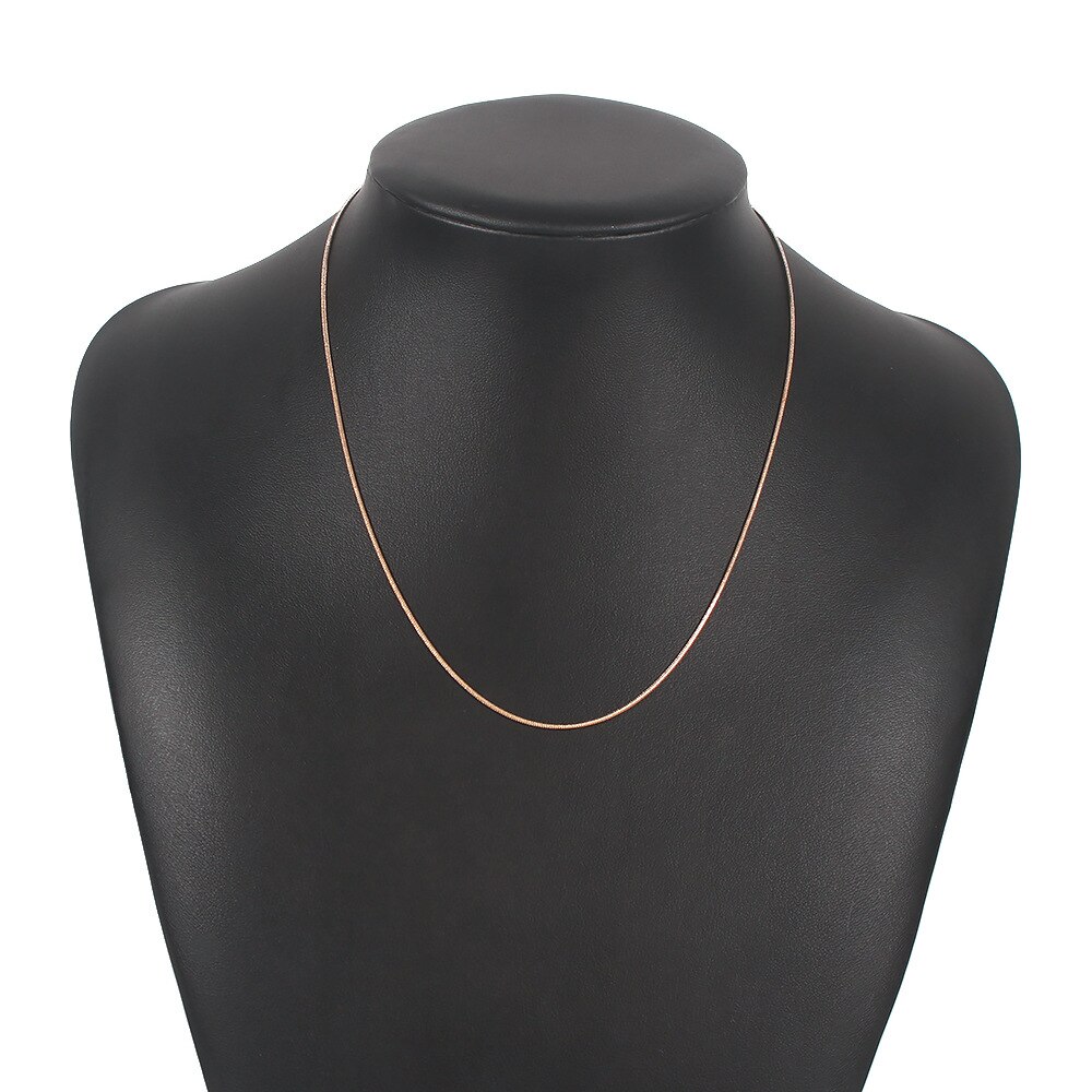 Eenvoudige Slanke Snake Chain Kettingen Voor Vrouwen Trendy Bruiloft Dagelijks Minimalistische Mode-sieraden Elegante Choker Kettingen