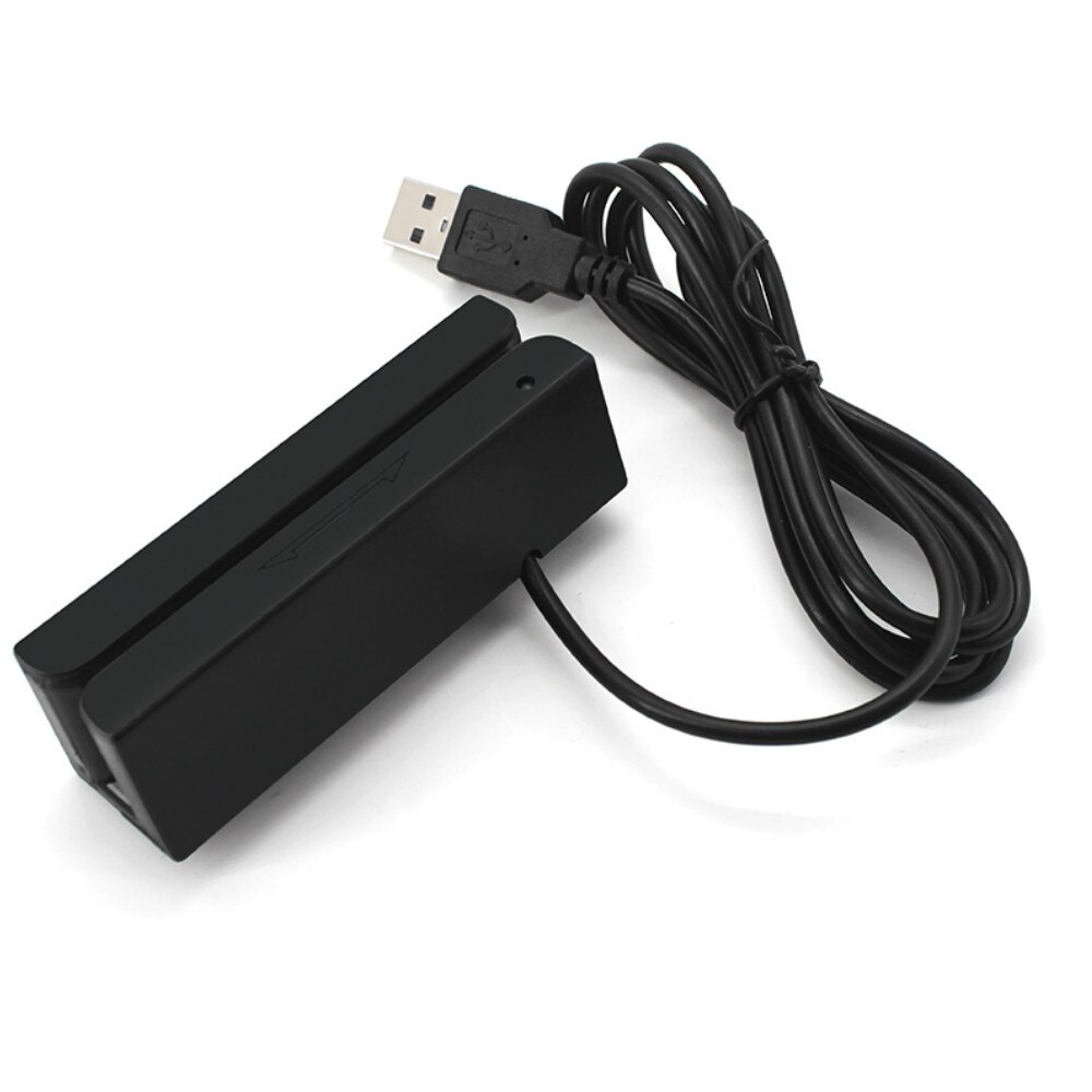 RS232 USB interface 1,2,3 track POS machine system Mini Credit Magnetic smart Card Reader