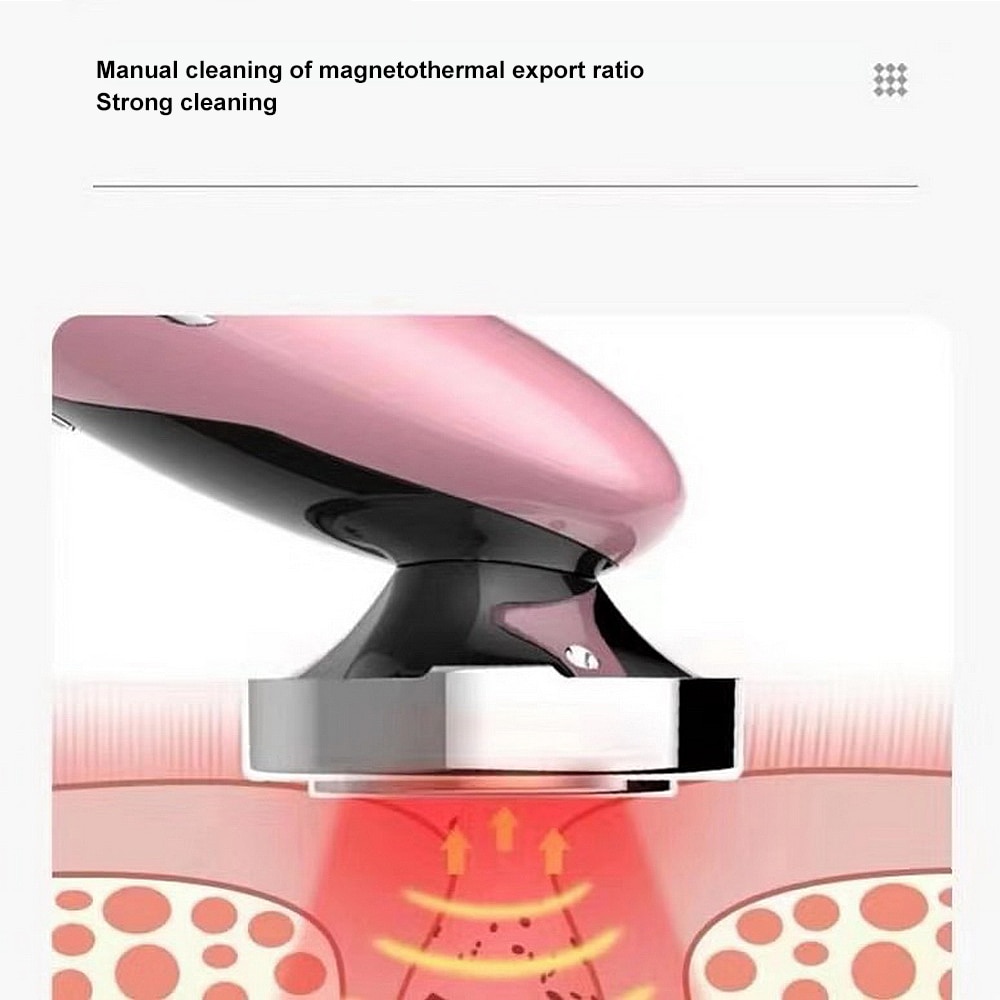 Washing Instrument Electric Iron Facial Washing Tightening Spa Facial Cleanser Remover Device Beauty Massager ultrasonic beauty