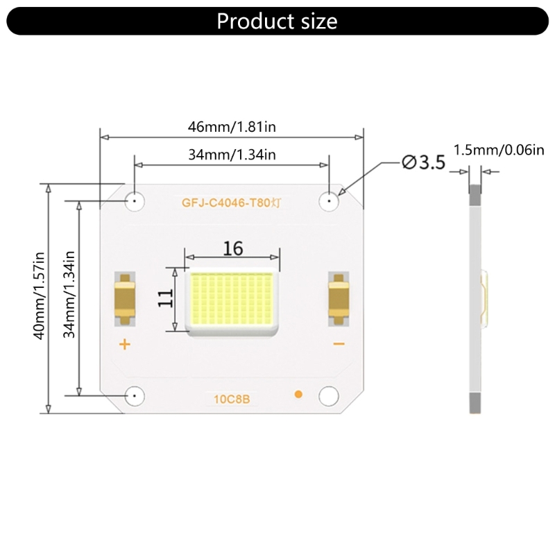 Projectoren Schijnwerpers Geïntegreerde LED LED-lamp 100W High Power LED-diodes Spotlamp Huishoudelijke lamp