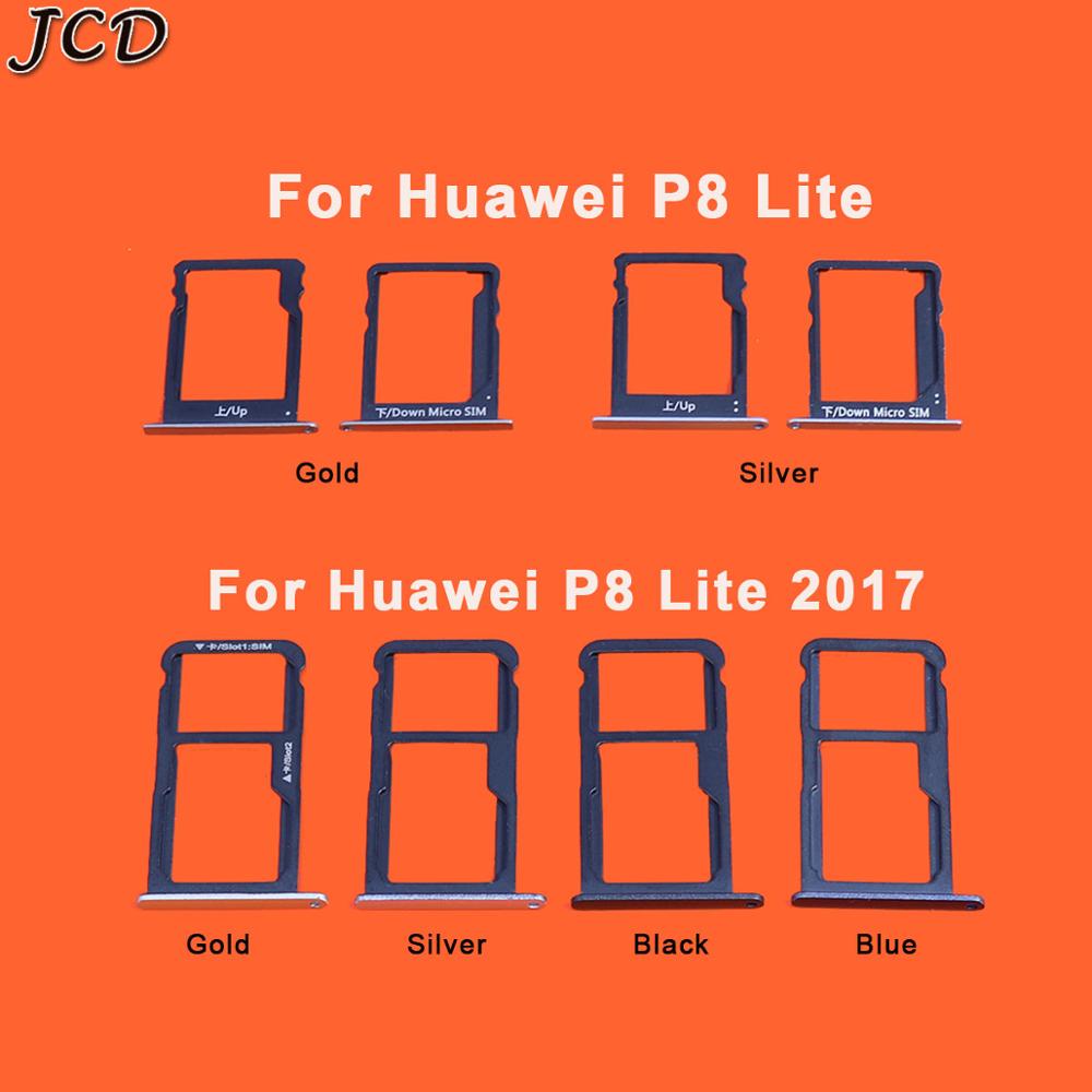 JCD para Huawei P8 Lite/P8 Lite tarjeta SIM Micro SD bandeja soporte ranura para tarjeta adaptador de piezas de reparación