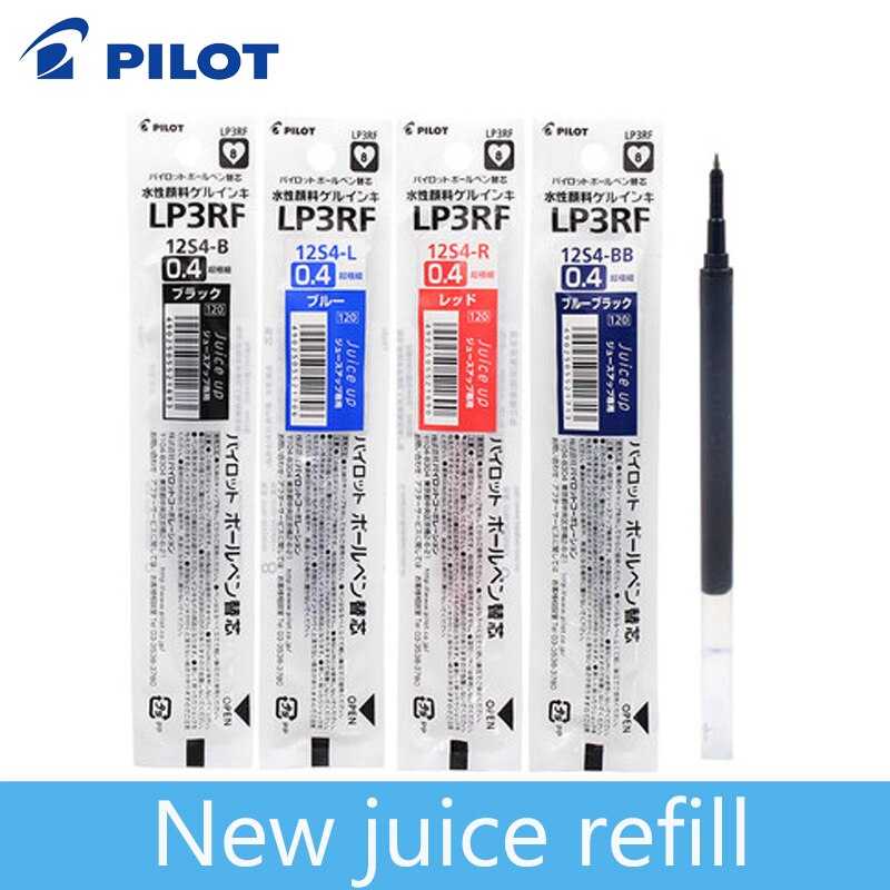 Japan Pilot Juice Up NewGel Pen Refill LP3RF-12S4 6pcs 0.4mm Gel Pen Refill for LJP-20S4