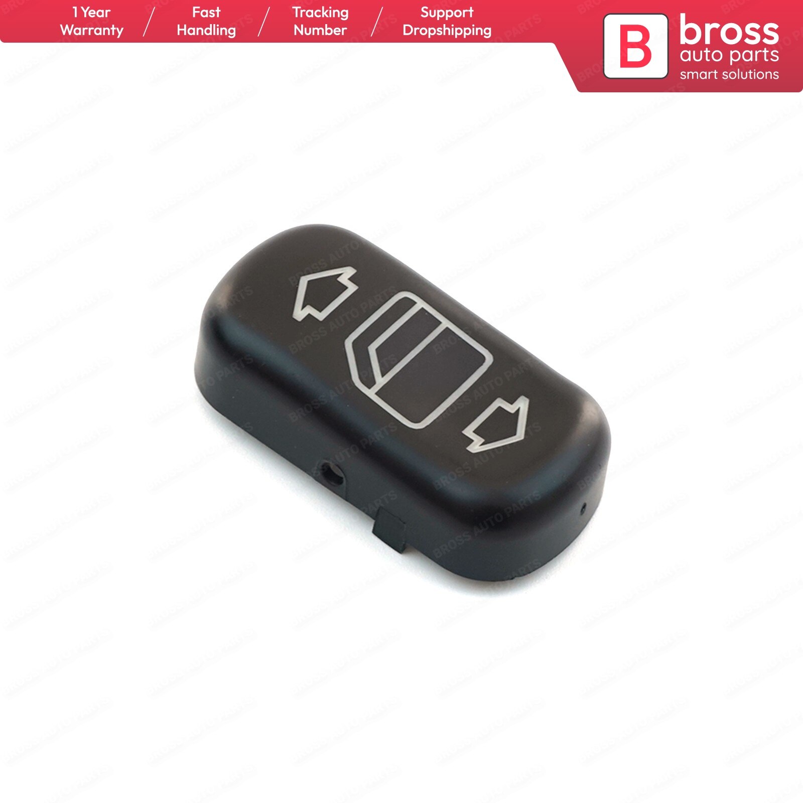 Couvercle de bouton de fenêtre à bord arrondi, 1 pièce, pour Mercedes classe C W202 E W210 S W140, 2108208210 2108213951 2108200110
