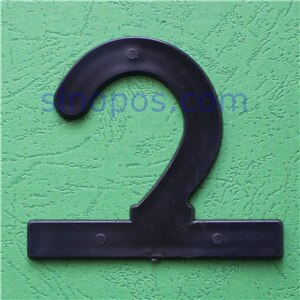 Sample Header Card Hooks Large Heavy Duty, plastic head hangers slide insert rug cards clothing bag fabric swatch J-hook display: black