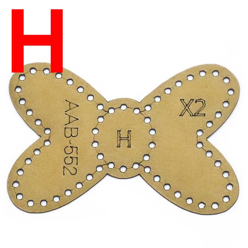 1Set DIY Kraft Paper Template Cute Small Things Keychain Pendant Leather Craft Pattern DIY Stencil Sewing Pattern 5-10cm