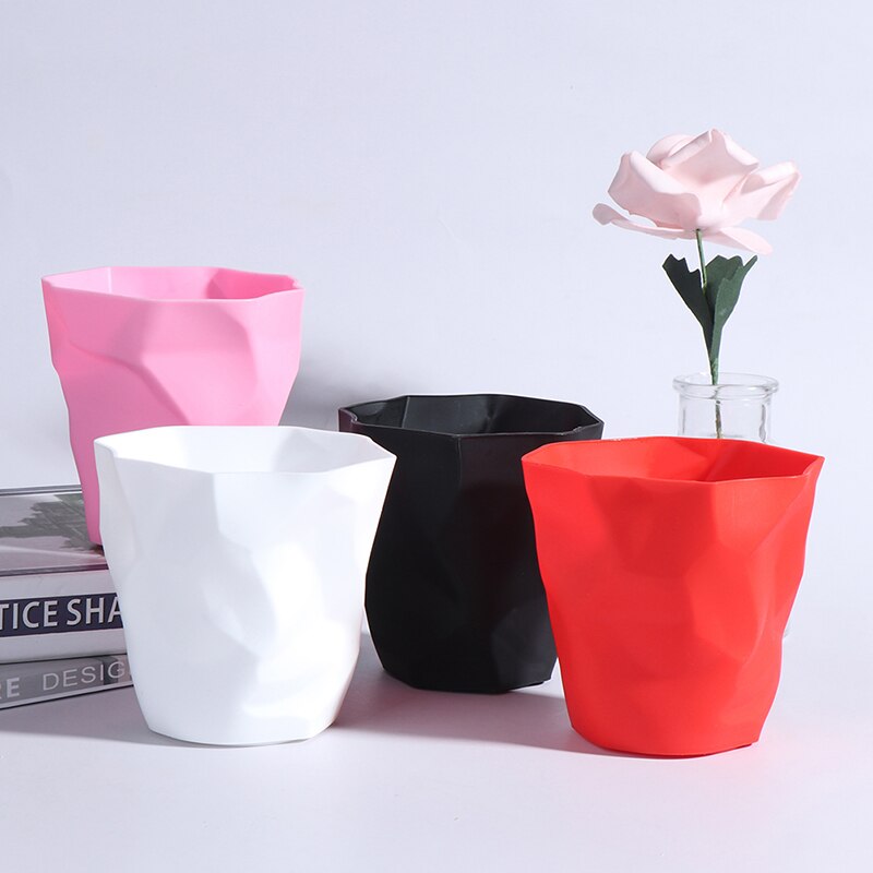 Pen Pencil Holder Container Desk Multifunction Mini Desktop Dustbin Vase Pot Makeup Brush Holders Home Office Stationery