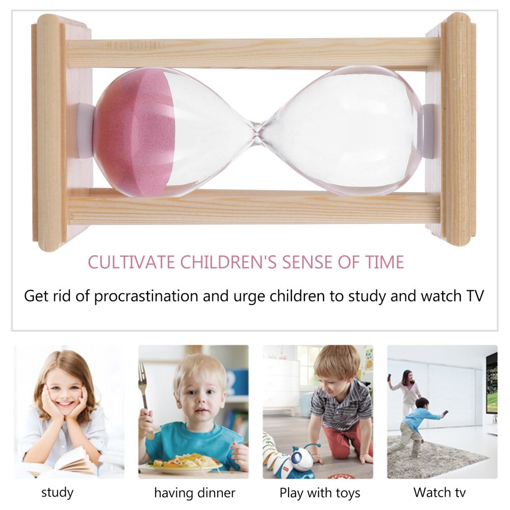 Glass Hourglass Timer Transparent Tabletop Hourglass Time Desktop Sandglass