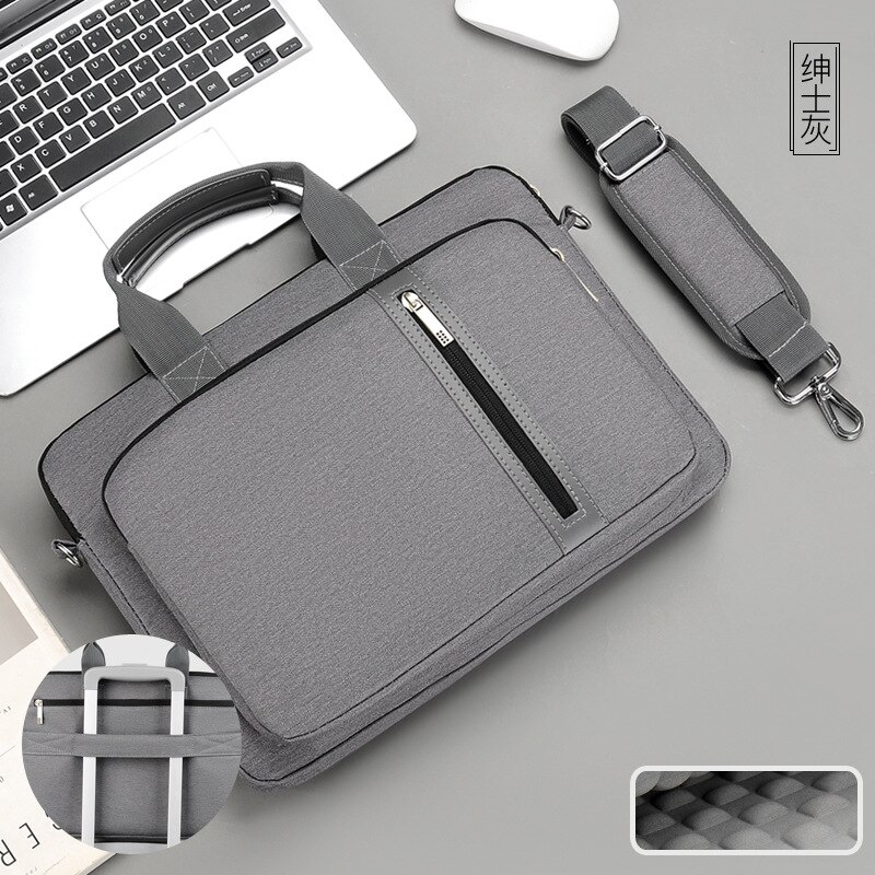 LAPTOP BAG Laptop Sleeve Laptop Case For macbook case 13 14 15.6 17.3 inch Macbook Air ASUS Lenovo Dell Huawei: 14Inches 350mm / Dark Grey