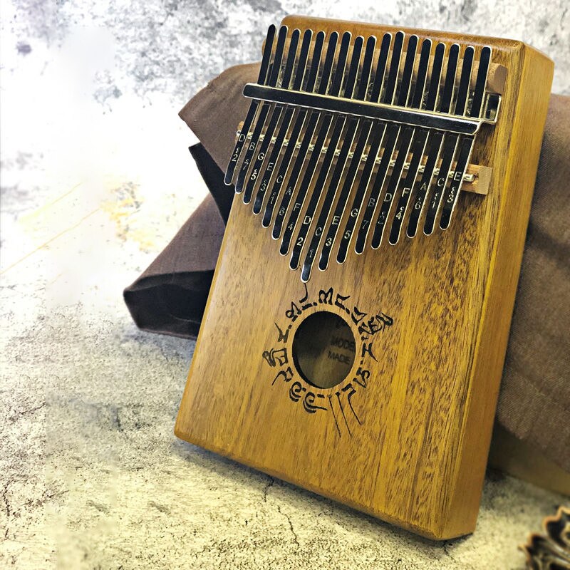 Thumb Piano 17-tone Kalimba Beginner Introduction KAlimaba Finger Piano Portable Instrument Best and Good Sound