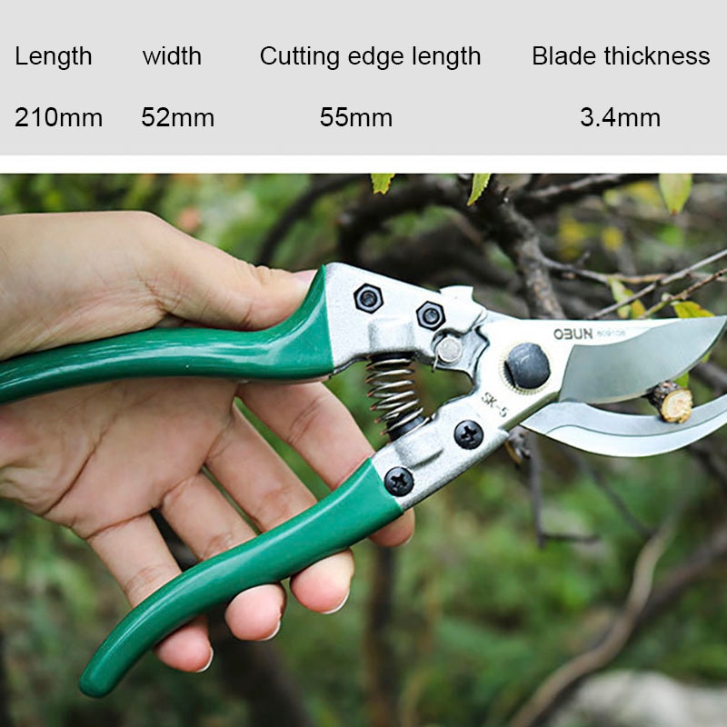 SK5 Pruner Pruning Shears Scissors Horticulture Fruit Tree Shears Rose Cippers Bonsai Gardening Secateurs Grafting Tool: Orange