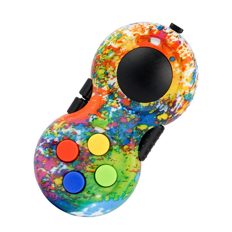 Zappeln Spielzeug Regenbogen Griff Zappeln Spielzeug Classic Controller Game Pad Zappeln Fokus Spielzeug ADHS Angst und Stress Relief: 11