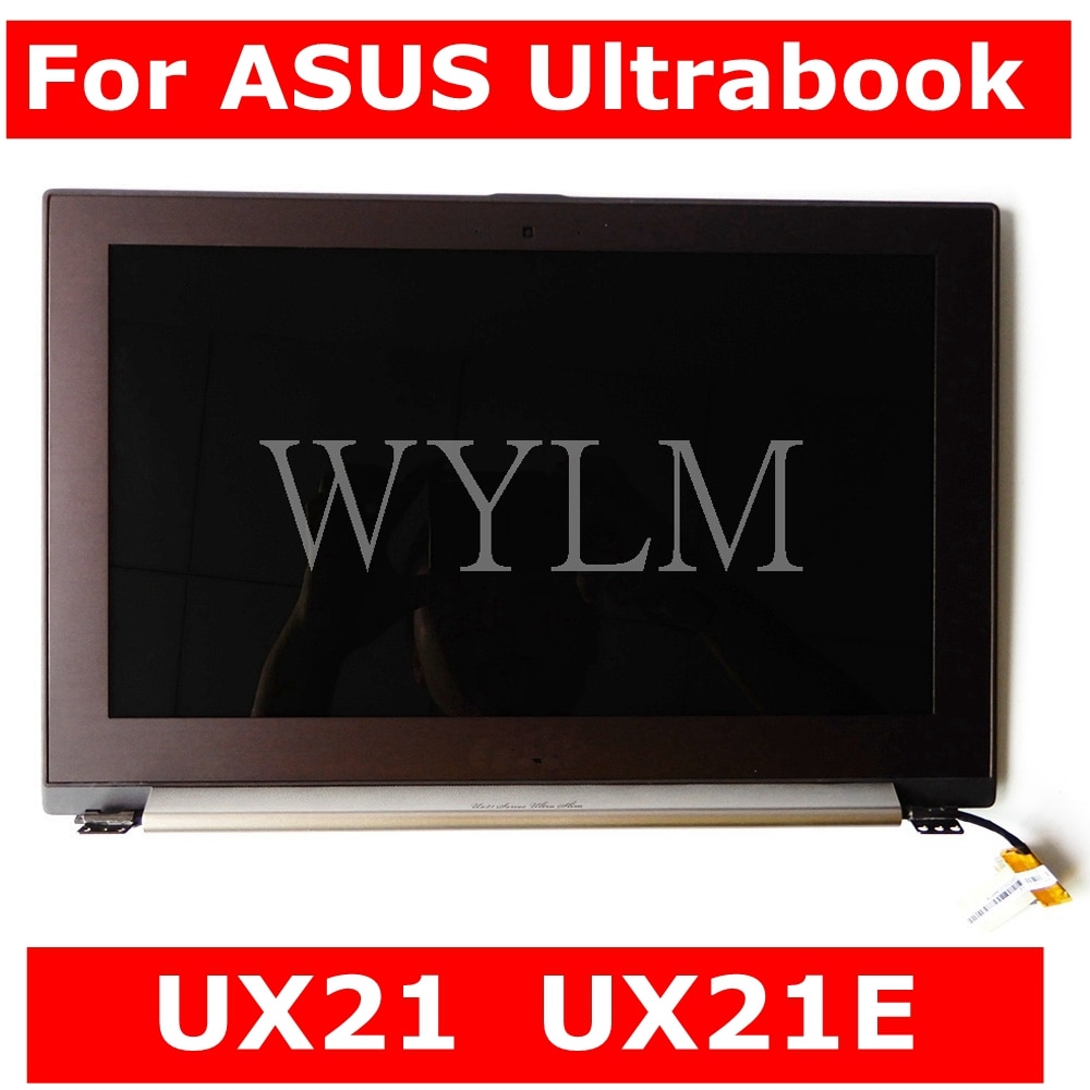 Ux21e lcd skærm fuld assy til asus  ux21e zenbook ultrabook lcd skærm panel samling øverste halvdel sæt  hw11 bx 101-03