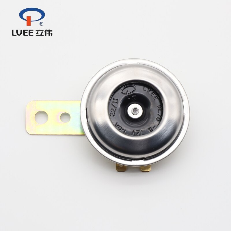 LVEE DL70 serie 6V 12v 48V 60V bocina de motocicleta bocina eléctrica Universal impermeable 12V 105db Moto bicicleta Motor Scooter sonido fuerte: Naranja