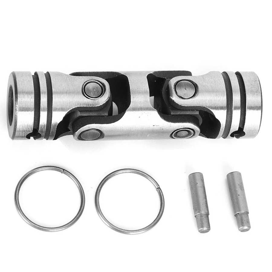 8x16x58mm Universal Joint Coupling Industrial Slider Accessories Alloy Steel 3-Section Shaft Coupling