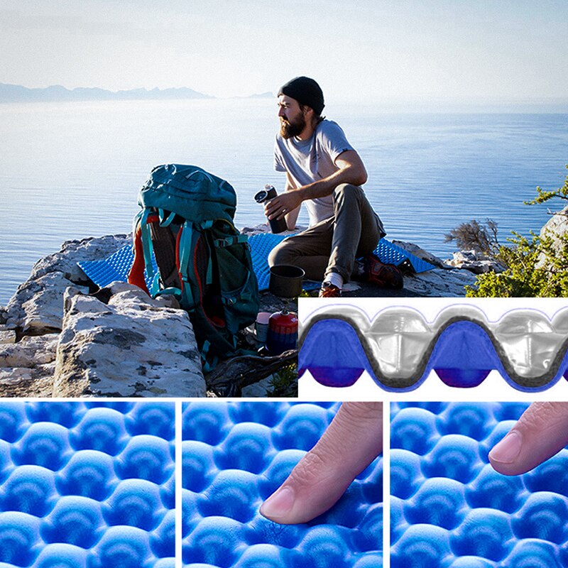 Foam Camping Mat Ultralight Egg Nest Foam Sleeping Pad Folding Beach Tent Picnic Tourist Mat Supplies Outdoor Camping Mattress