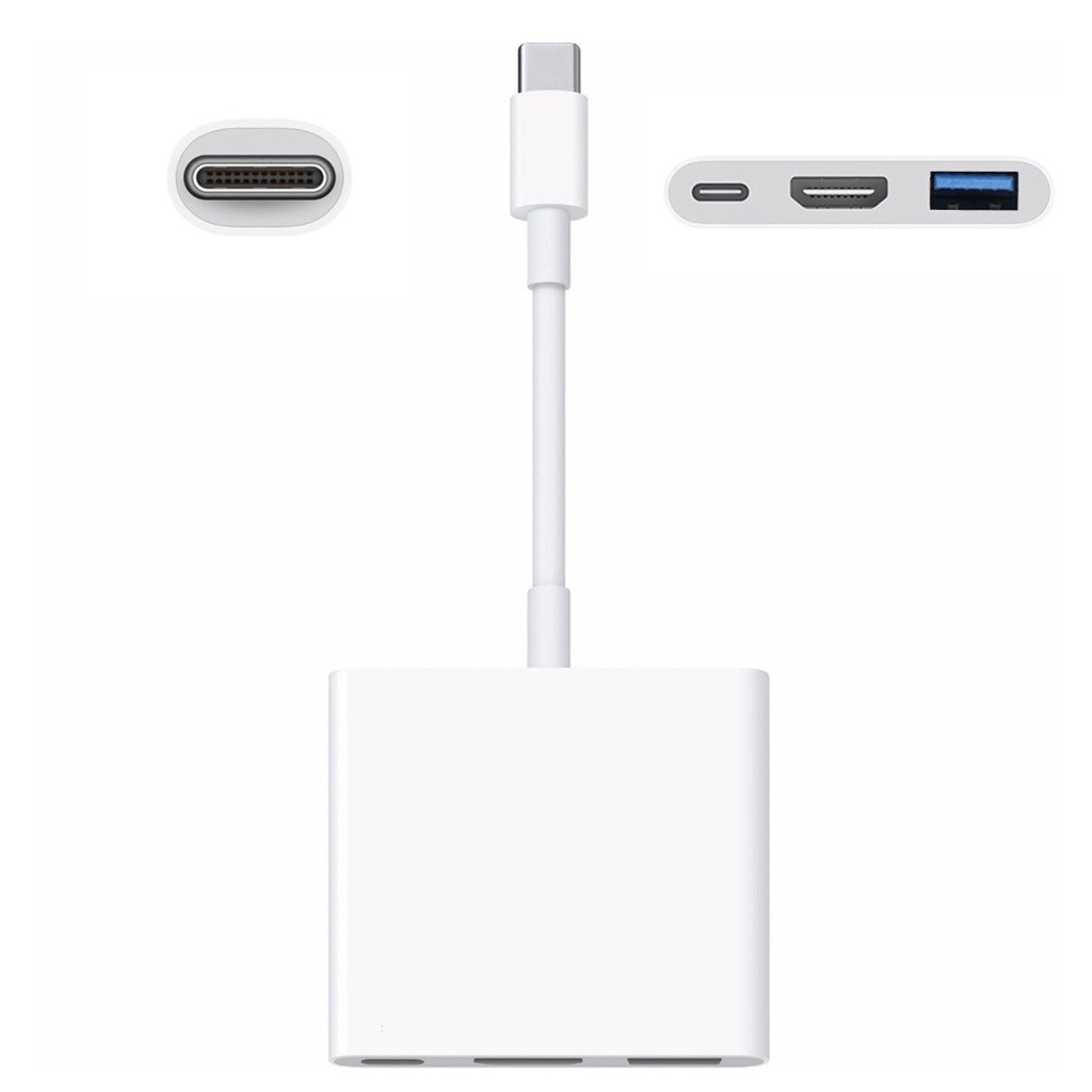 USB-C Digital AV Multiport Adapter Gen uine For Apple USB-C Digital AV Multiport Adapter MJ1K2AM/A HDMI & USB #922
