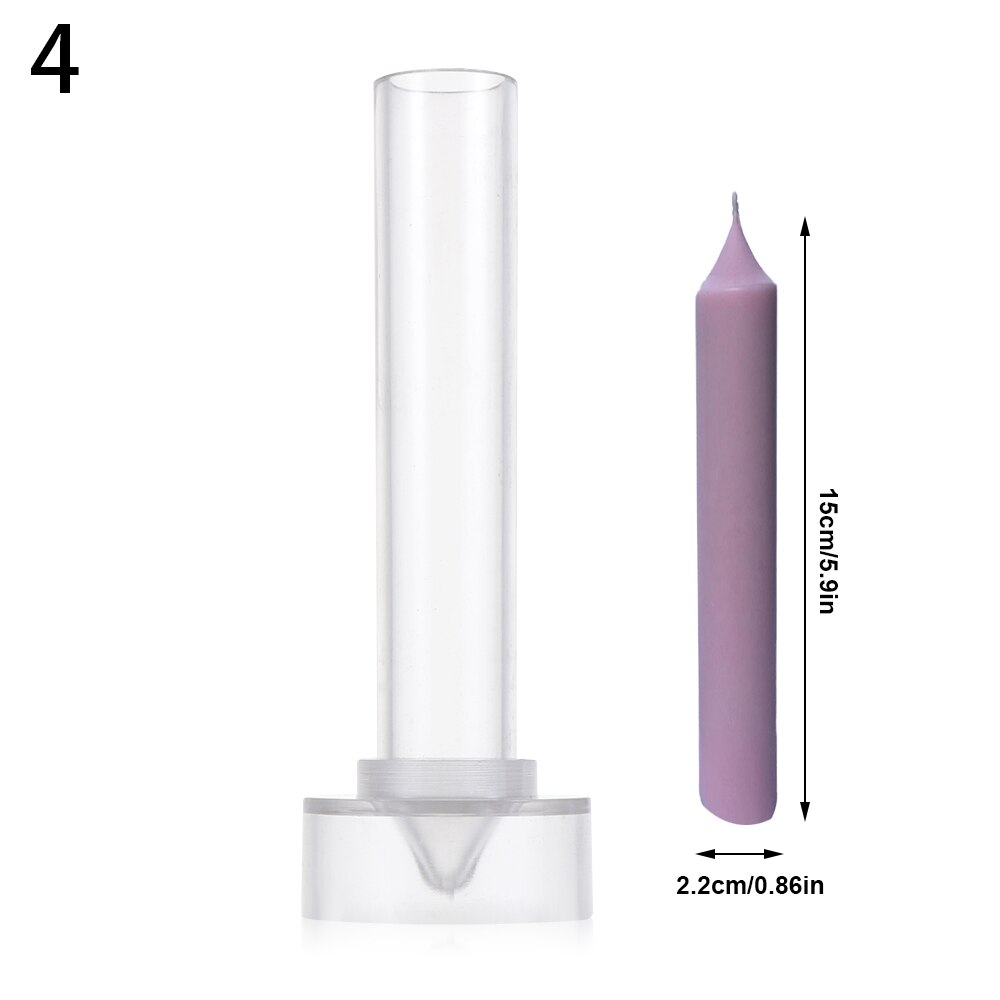 Long Pole Stripe Rack DIY Craft Candle Molds Candle Making Mould Match Large Cylinder Rib Handmade Soap Molds Clay Craft Tools: type4