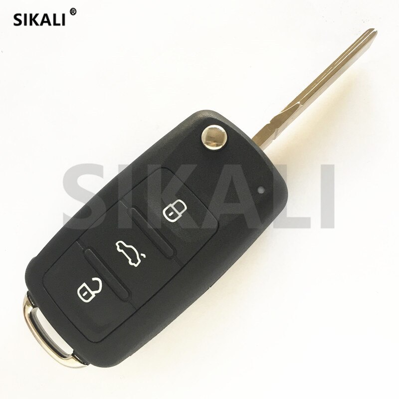 Fjernnøkkel for 3 t 0837202l/5 fa 010413-12 for bil citigo/fabia/octavia/rapid/roomster/superb/yeti 434 mhz for skoda