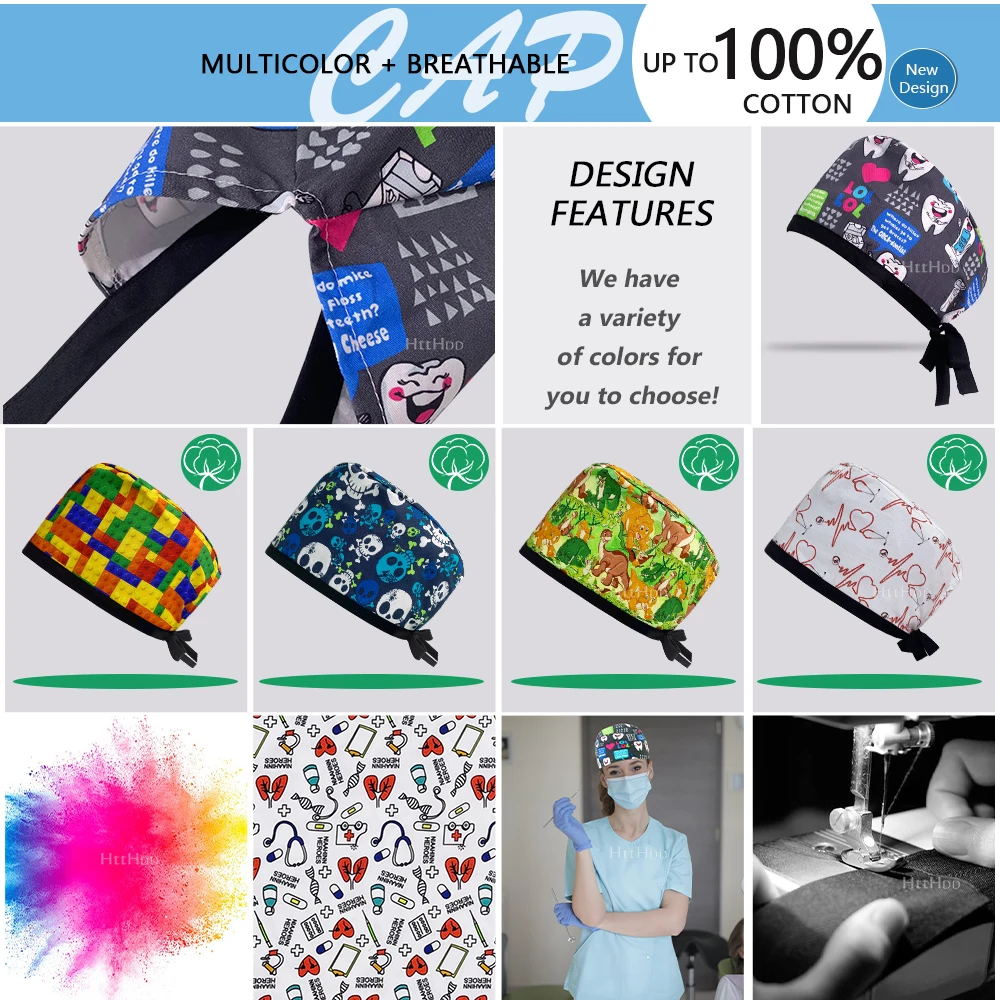 Precios al por mayor, sombreros clínicos para anestesista, gorro quirúrgico para mascotas para hombres, gorro quirúrgico para enfermera, médico, dentista, farmacia, gorro exfoliante