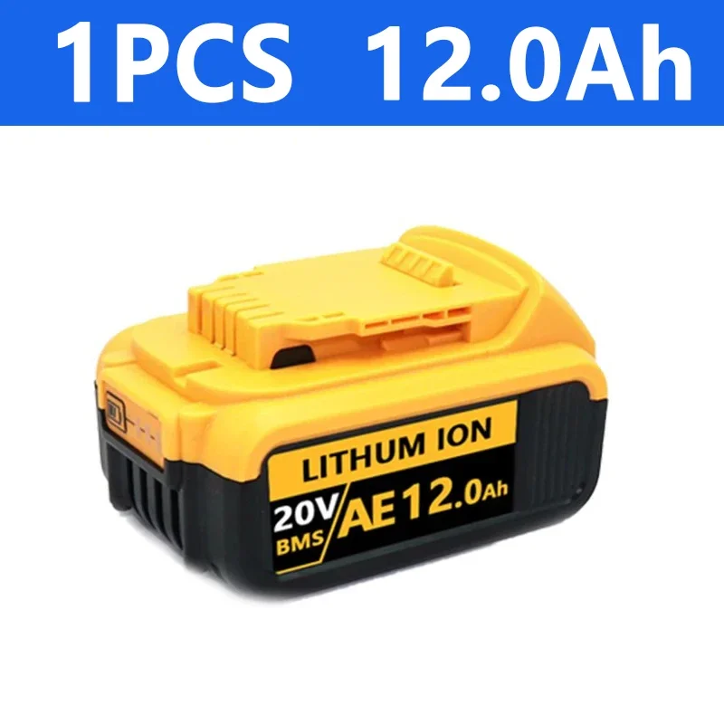 Para Dewalt original 20V 18V,12.0AH, DCB115, cargador de batería DCB118, carga rápida, batería de litio, batería de herramientas: Beige