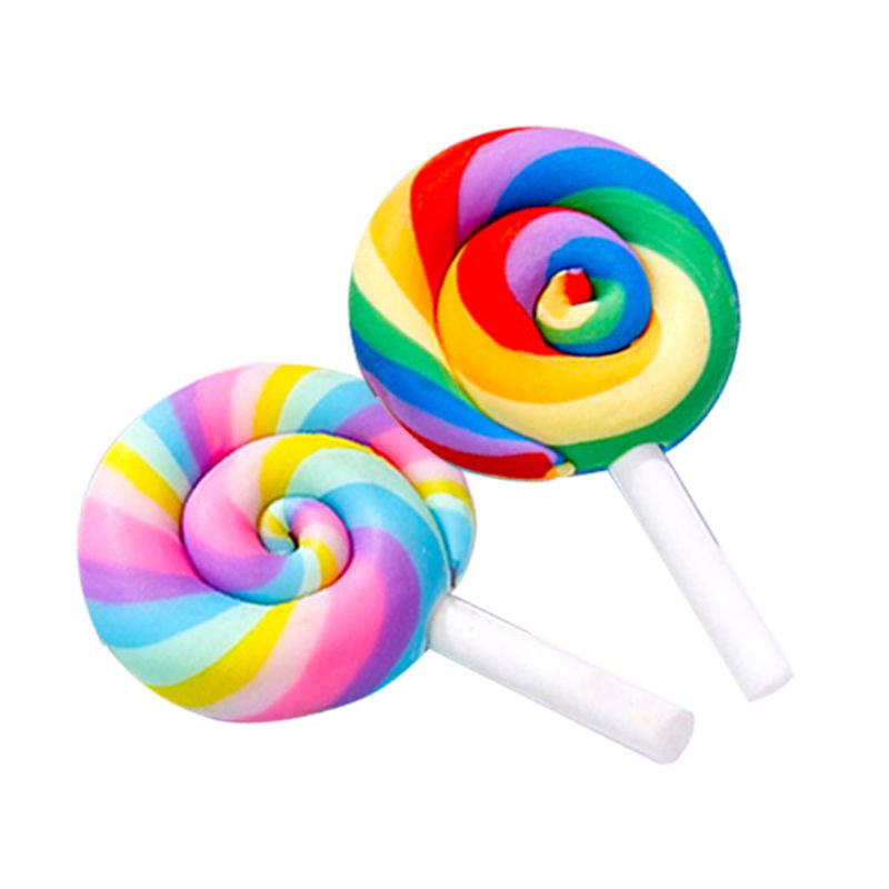 10PCS Mini Regenbogen Lollipop Bunte Creme Zucker für Studio Foto Hintergrund Fotografie Requisiten Zubehör DIY Dekorationen