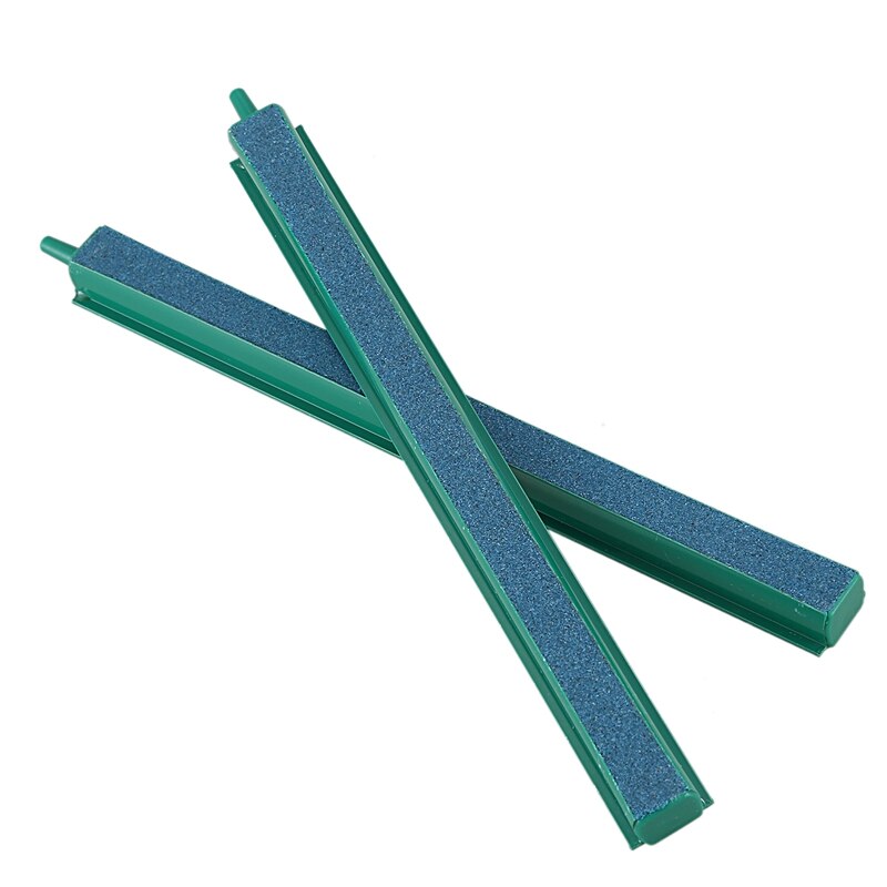 -2 kpl akvaario ilmakupla airstone tanko 8 " vihreä sininen