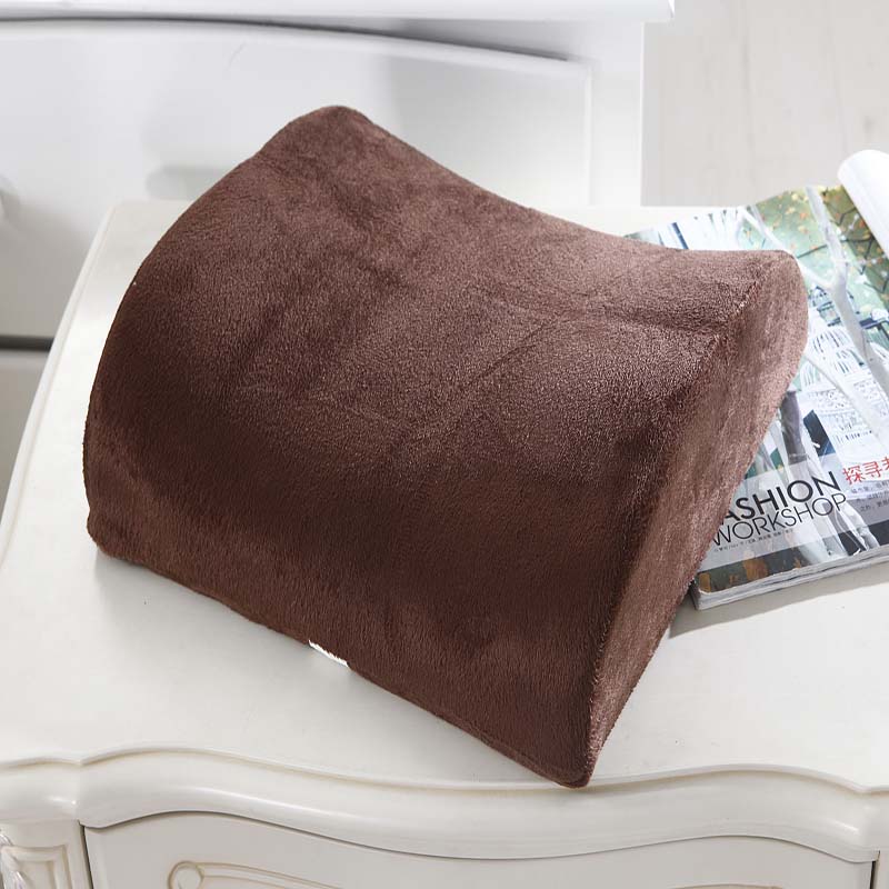 Poduszka ortopedyczna z pianki pamięć ortopedyczna poduszka na krzesło sofa masująca poduszka fizjoterapeutyczna dla kobiet w ciąży: Velvet kawa