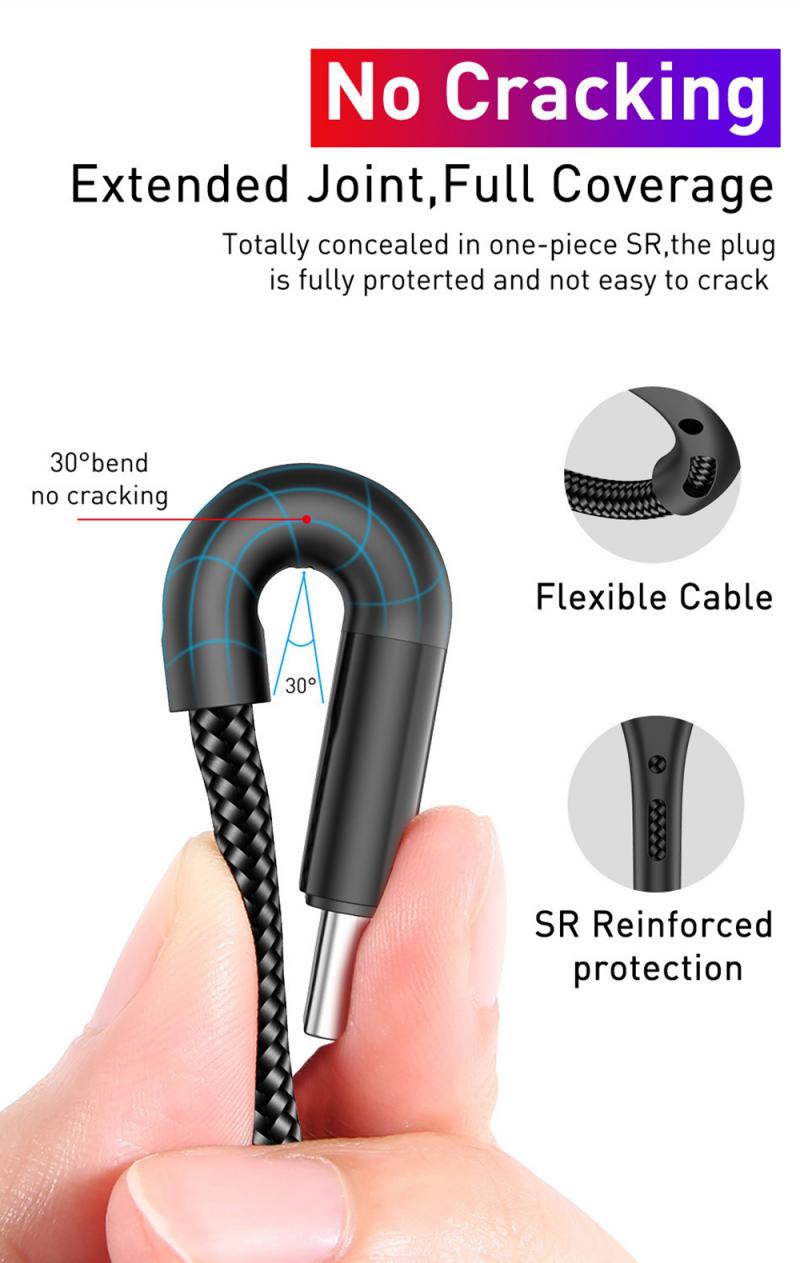 Nowy 1 sztuk USB type-c szybkie ładowanie kabel ładowania danych przewód podwójny typ C głowy linii danych dla HUAWEI P30 Xiaomi Samsung akcesoria