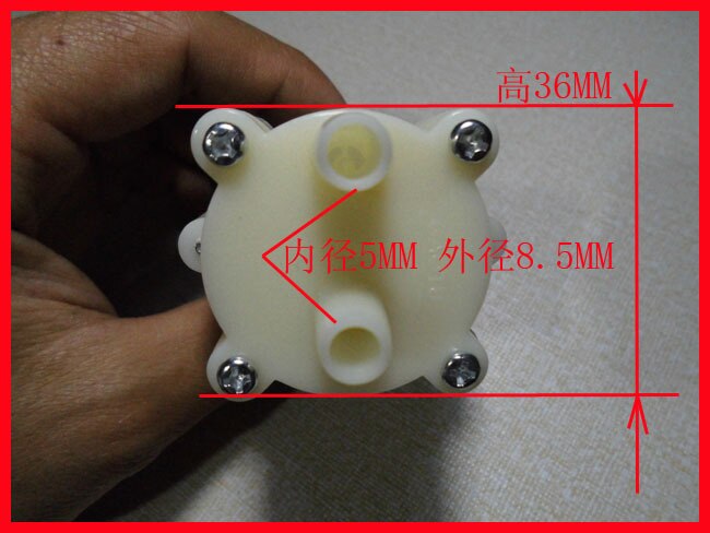 1 pièces 6 V-12 v petite pompe à eau R385 DC pompe à diaphragme