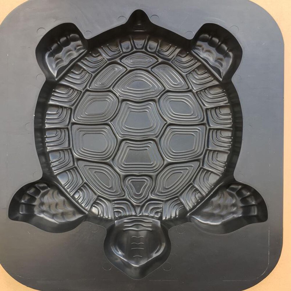 Concrete Cement Outdoor Stepping Stone Manual Reusable Driveway Turtle Shape Paving Mold Garden Decor